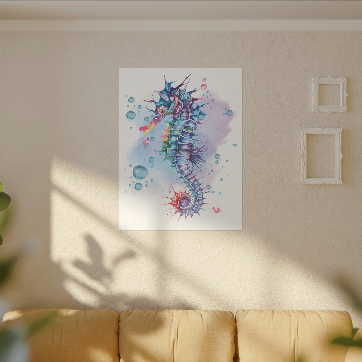 A Seahorse Giclée Print Canvas