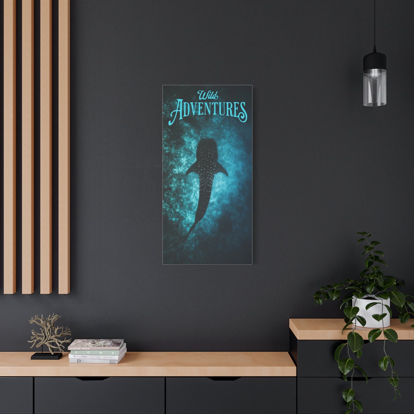 Whale Shark Wild Adventure Wall Art Canvas