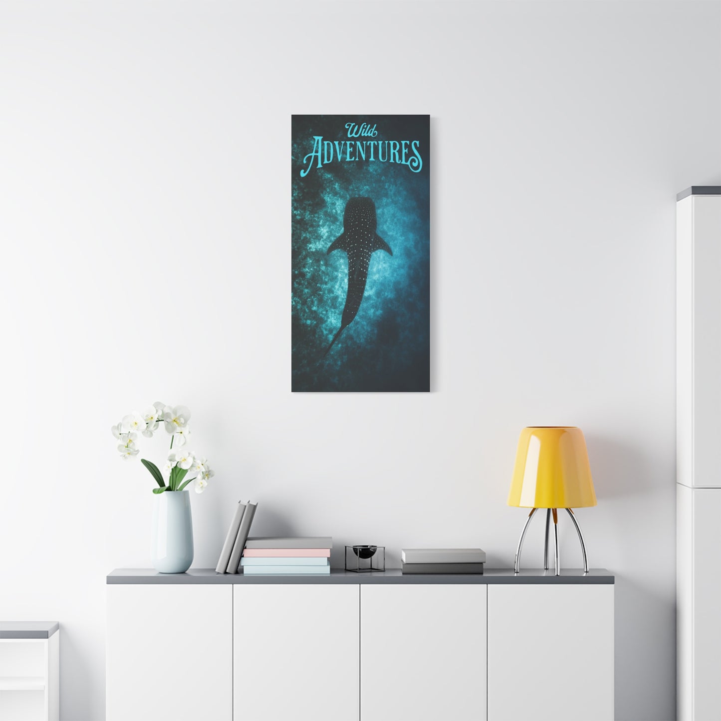 Whale Shark Wild Adventure Wall Art Canvas