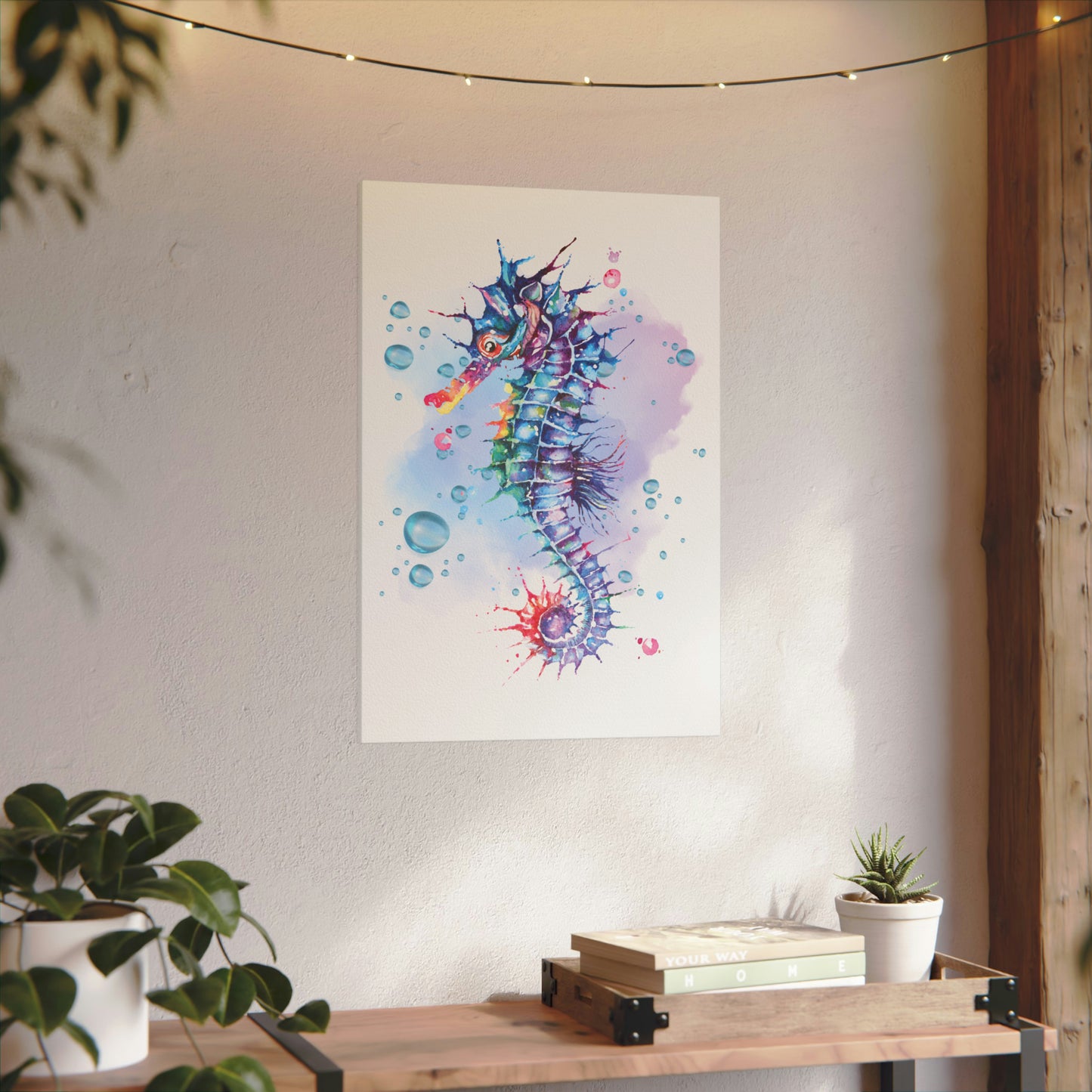 Seahorse Giclée Print Canvas