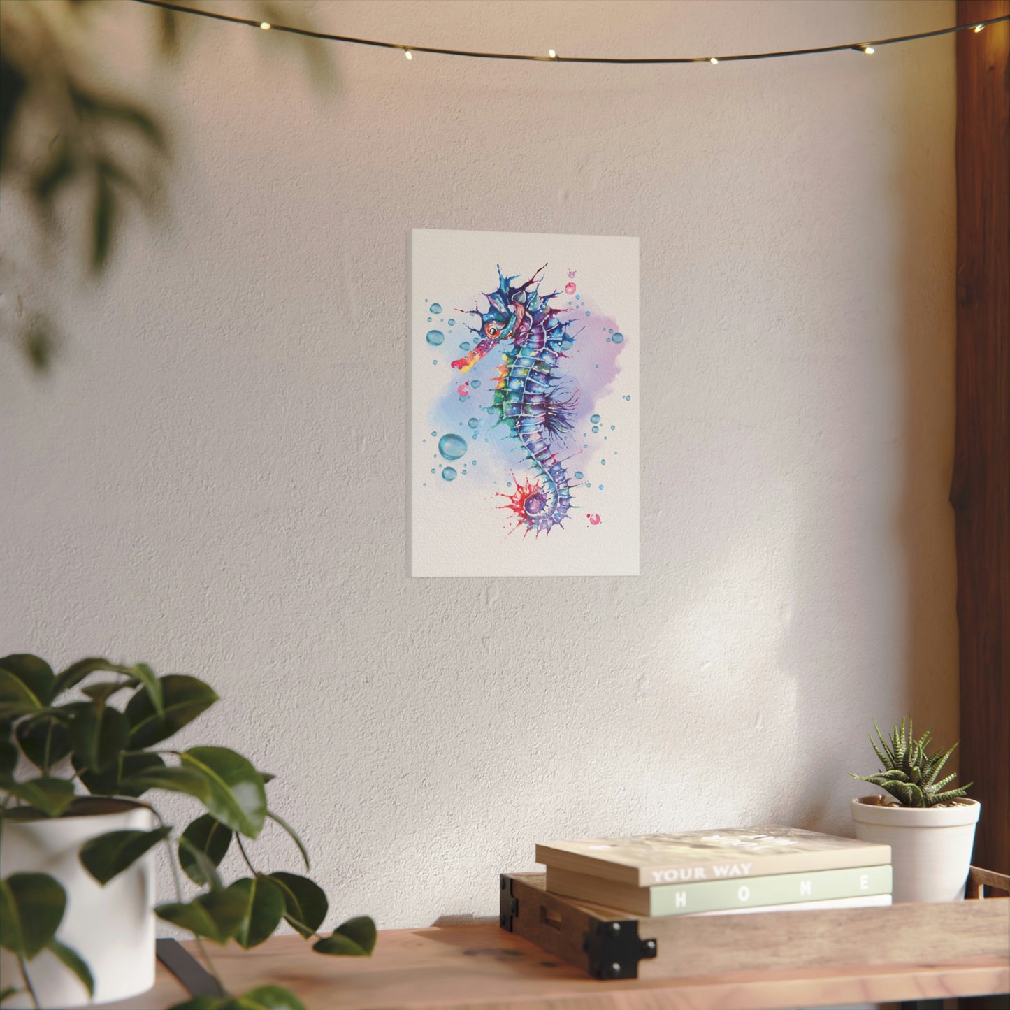 Seahorse Giclée Print Canvas