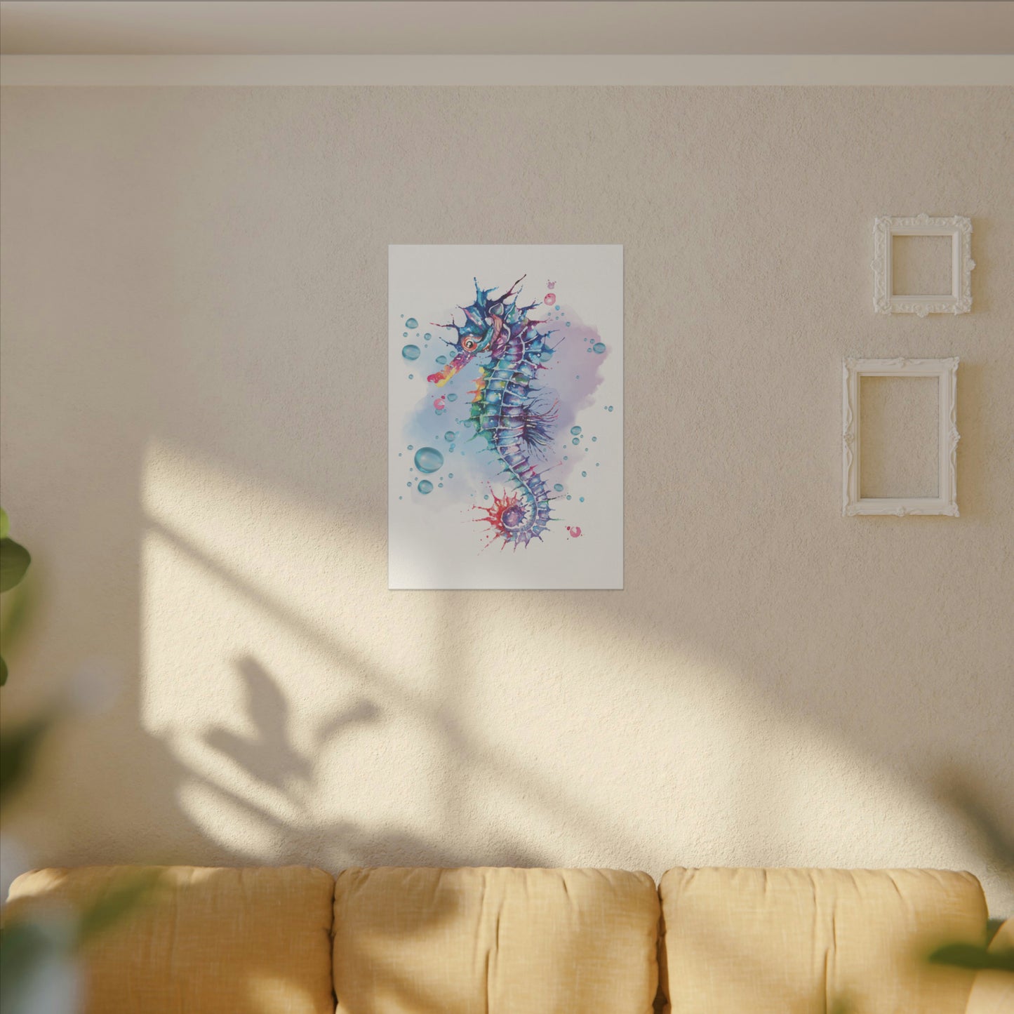 Seahorse Giclée Print Canvas