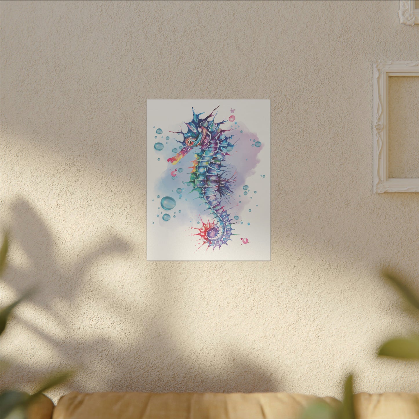 Seahorse Giclée Print Canvas