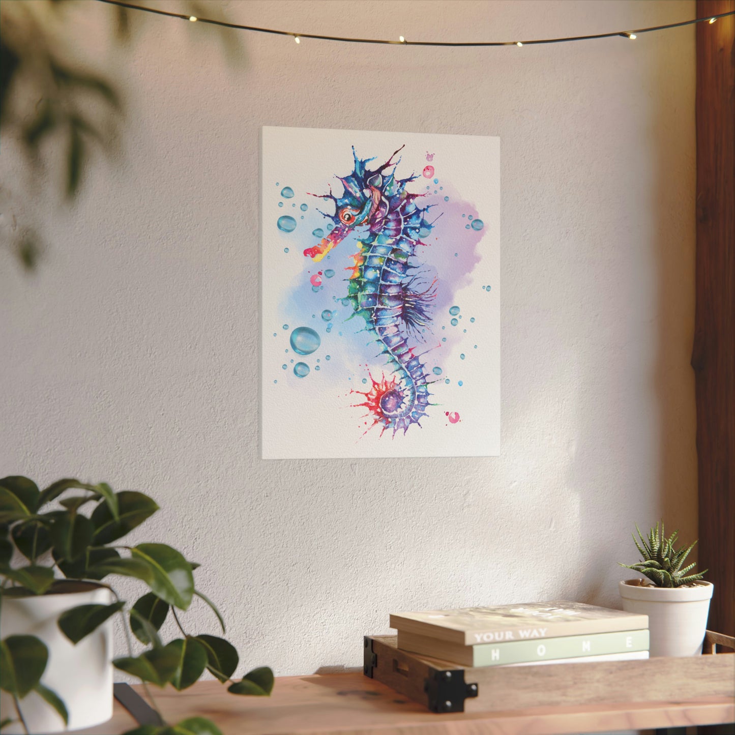 Seahorse Giclée Print Canvas