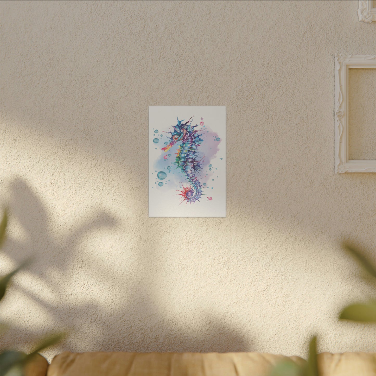 Seahorse Giclée Print Canvas