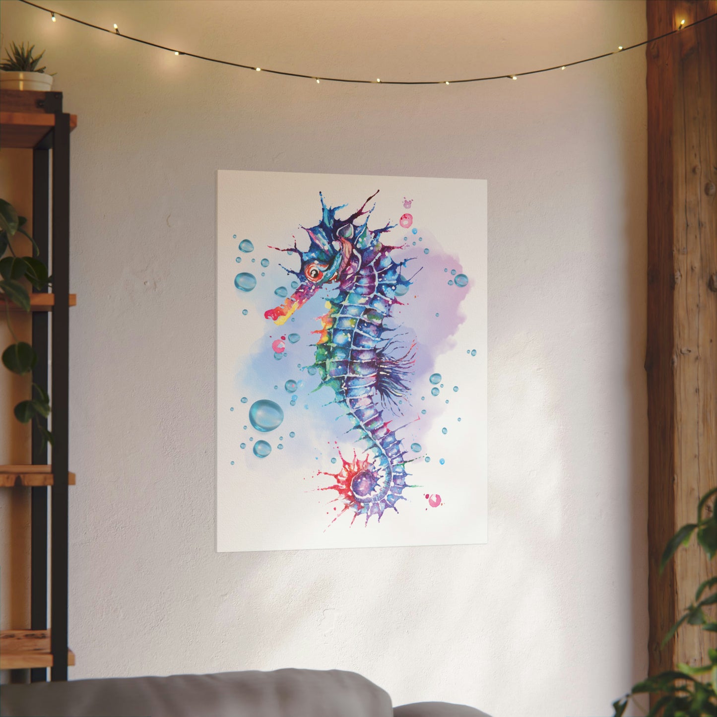 Seahorse Giclée Print Canvas